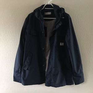 Five Four Navy Blue Jacket Mens Sz M New